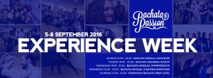 Bachata experience week Schedule